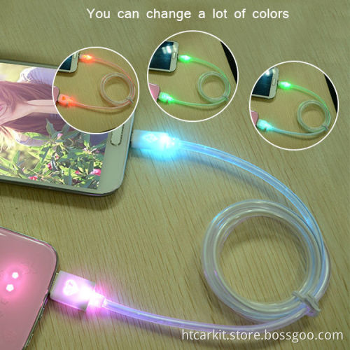 2016 New product led cell phone charging cable,usb braided cable 10ft,magnetic data cable for iphone